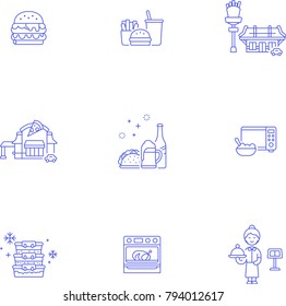 Food- Line Icon Set