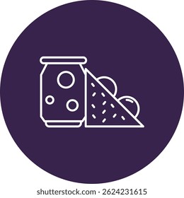 Food Line vector Icon Design