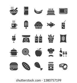 Food Line Vector Icons