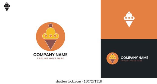 Food logo - All elements on this template are editable with vector software, suitable for Food Business / Industry.