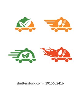 Food Logo, Food Delivery Logo Vector