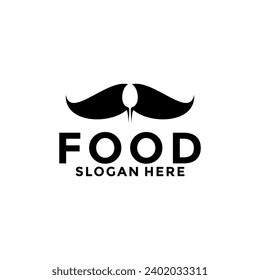 Food Logo Design, Chef logo icon, food logo for Kitchen, restaurant, cafe and cooking logo vector template