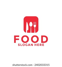 Food Logo Design, Chef logo icon, food logo for Kitchen, restaurant, cafe and cooking logo vector template