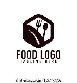 Food logo design illustration