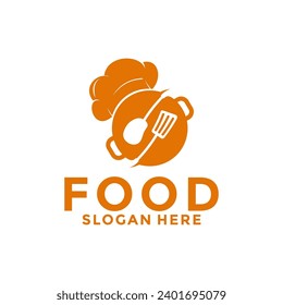 Food Logo Design, Kitchen, restaurant, cafe and cooking logo vector template