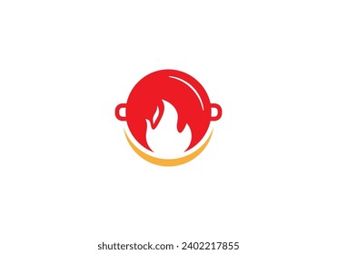 diseño de logotipo de alimentos, herramientas de cocina, cocina, símbolo de restaurante gráfico	