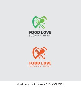 food logo design for restaurant food deliver and food made company 