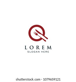 Food Logo Design Template. Spoon and Fork Logo 