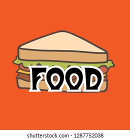 food logo design, vector