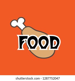 food logo design, vector