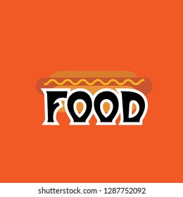 food logo design, vector