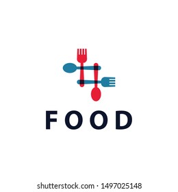 Food logo design. Vector eps 10