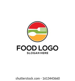 Food Logo Design Vector Template