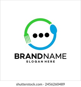 food logo design vector template illustration
