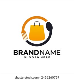 food logo design vector template illustration