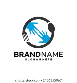food logo design vector template illustration