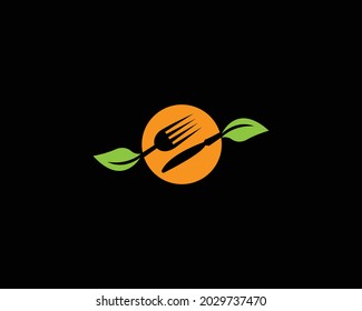 Logo-Symbol für Lebensmittel, Vektor-Vorlage.