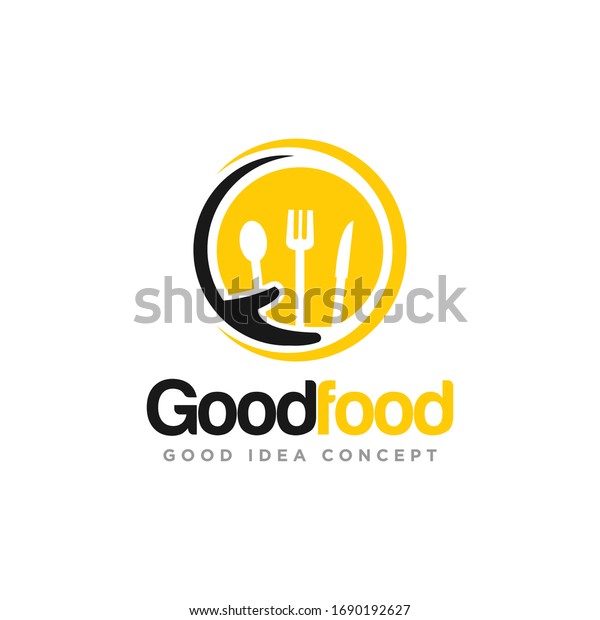 Food Logo Icon Design Vector Stock Vector Royalty Free