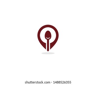 Food logo icon spoon vector 