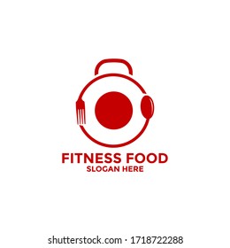 Food Logo icon Vector, Fitness food treatment Logo