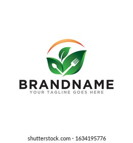 Food logo icon vector. Spoon and fork restaurant logo icon. Simple design and tendy design.