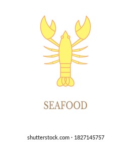Vorlage für ein Lebensmittellogo Essen, kulinarisches und kulinarisches Logo. Beuatisches Vektorlogo