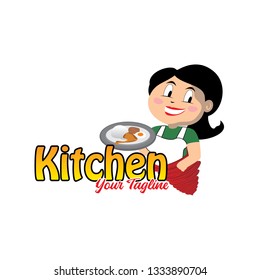 food logo, kitchen logo, chef logo