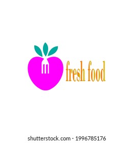 food logo restaurant design vector illustration