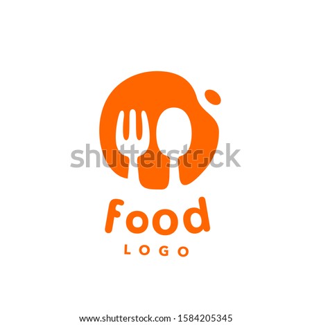 Food Logo Spoon and Fork Simple Symbol