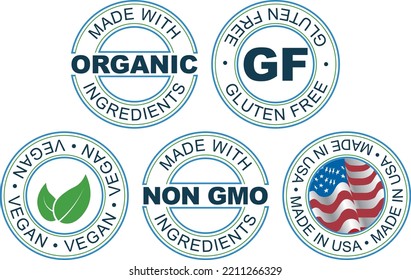 Food logo stamps for quality