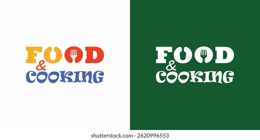 food logo Template design element with modern concept.
