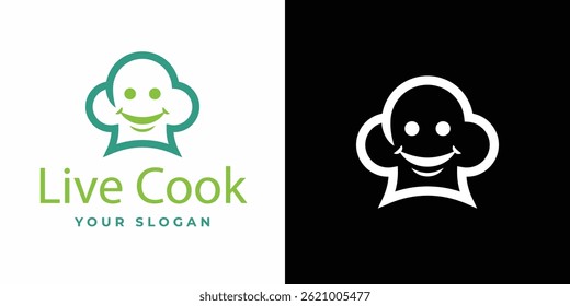 elemento de design de modelo de logotipo de alimentos com conceito moderno.