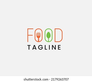 Food Logo Template Design. Logotypes clean background. Vector illustration.