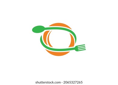 Food logo template design vector , icon illustration