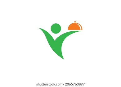 Food logo template design vector , icon illustration