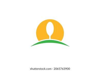 Food logo template design vector , icon illustration