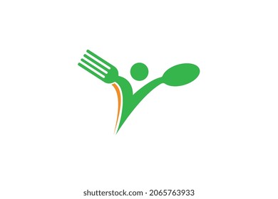 Food logo template design vector , icon illustration
