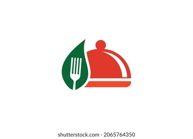 Vector de diseño de plantillas de logotipo de alimentos, ilustración de icono
