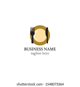 Food logo template vector icon design
