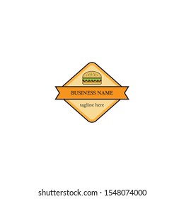 Food logo template vector icon design
