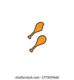 Diseño de icono vectorial de la plantilla de logotipo de alimentos