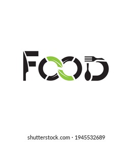 Food logo template vector icon design
