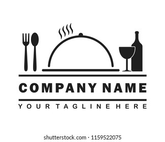 Food logo template vector illustration