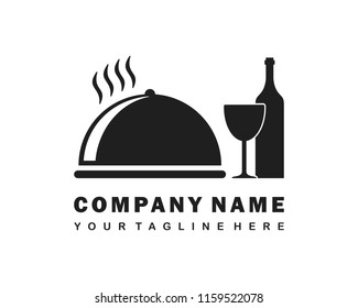 Food logo template vector illustration