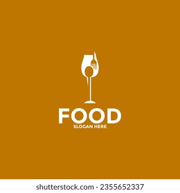 Food logo vector, creative food logo design template