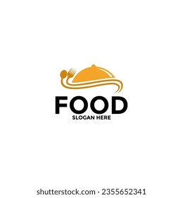 Food logo vector, creative food logo design template