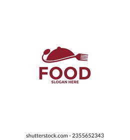 Food logo vector, creative food logo design template