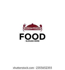 Food logo vector, creative food logo design template