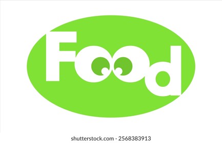 FOOD logo vector for drinking places, business names and production