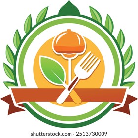 Food logo Vector illustration with white background,Set plate logo,